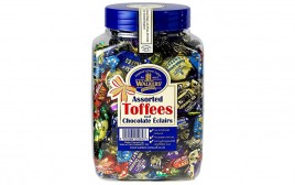 Walkers Nonsuch Assorted Toffees And Chocolate Eclairs  Plastic Jar  1.25 kilogram